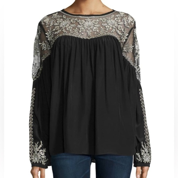 Calypso St. Barth Tops - Calypso St Barth Merope Embroidered Top